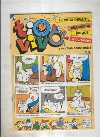 Tio Vivo tercera epoca (1985) numero 13 (numerado 1 en trasera)
