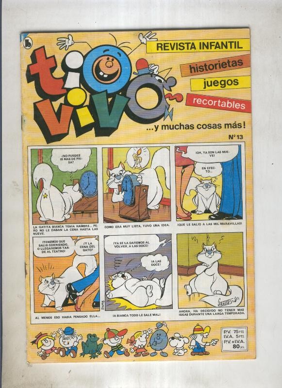 Tio Vivo tercera epoca (1985) numero 13 (numerado 4 en trasera)