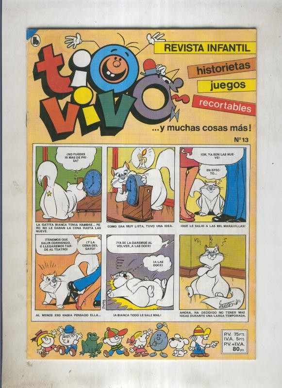 Tio Vivo tercera epoca (1985) numero 13 (numerado 6 en trasera)