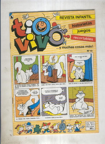 Tio Vivo tercera epoca (1985) numero 13 (numerado 7 en trasera)