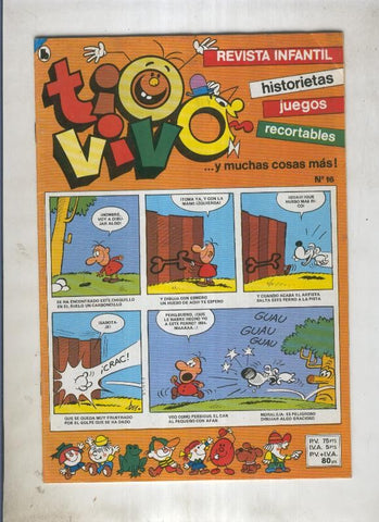 Tio Vivo tercera epoca (1985) numero 16 (numerado 1 en trasera)