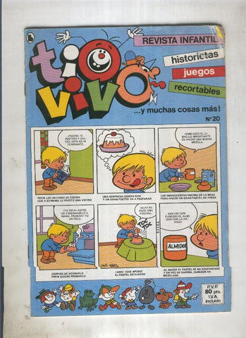 Tio Vivo tercera epoca (1985) numero 20 (numerado 1 en trasera)