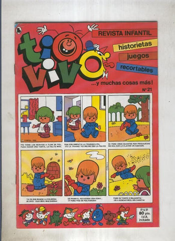 Tio Vivo tercera epoca (1985) numero 21 (numerado 2 en trasera)