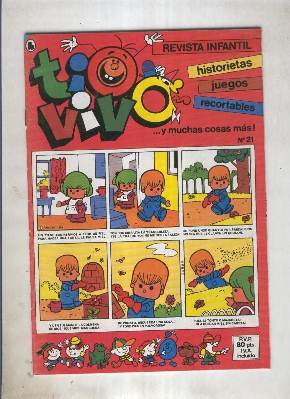 Tio Vivo tercera epoca (1985) numero 21 (numerado 3 en trasera)