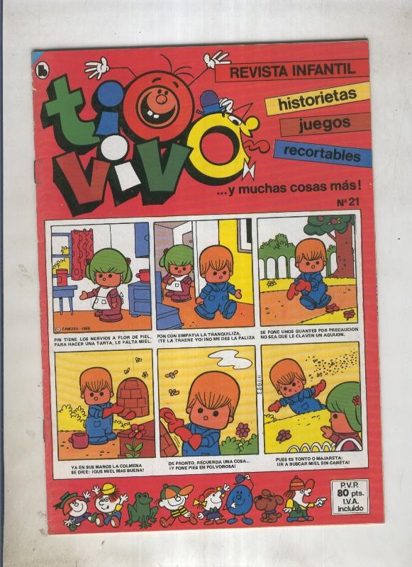 Tio Vivo tercera epoca (1985) numero 21 (numerado 4 en trasera)