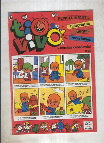 Tio Vivo tercera epoca (1985) numero 21 (numerado 4 en trasera)