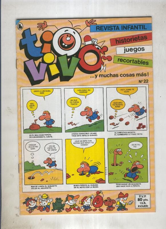 Tio Vivo tercera epoca (1985) numero 22 (numerado 3 en trasera)