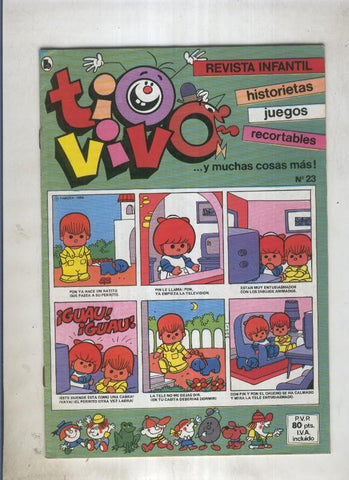 Tio Vivo tercera epoca (1985) numero 23 (numerado 2 en trasera)