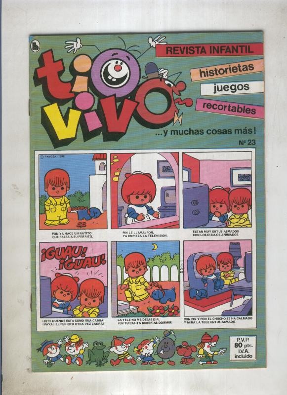 Tio Vivo tercera epoca (1985) numero 23 (numerado 4 en trasera)