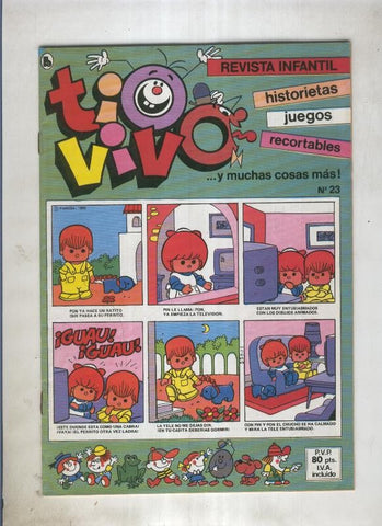 Tio Vivo tercera epoca (1985) numero 23 (numerado 4 en trasera)