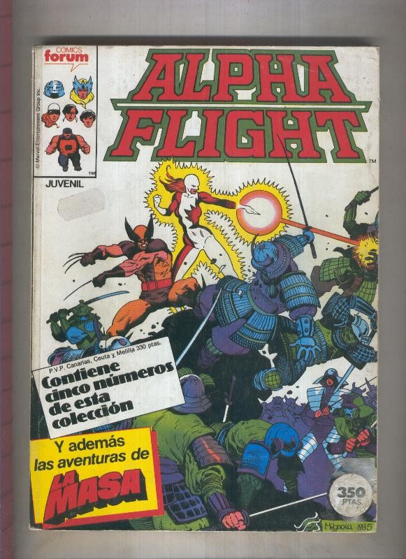 Alpha Flight volumen 1 retapado numero 32 al 35