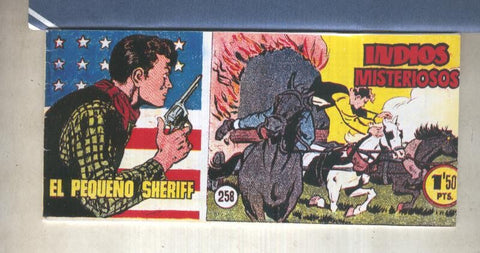 El Pequeño Sheriff facsimil numero 258: Indios misteriosos