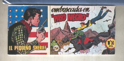 El Pequeño Sheriff facsimil numero 254: Emboscada en Paso Negro