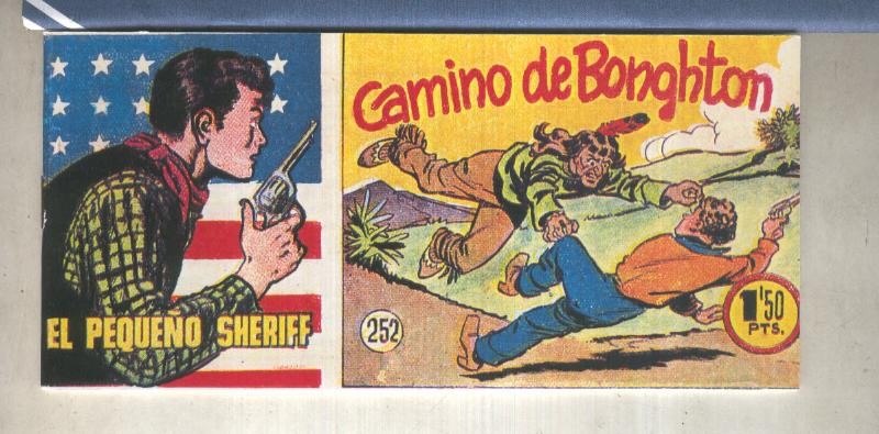 El Pequeño Sheriff facsimil numero 252: Camino de Bonghton