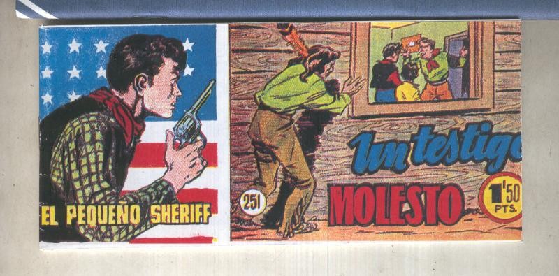 El Pequeño Sheriff facsimil numero 251: Un testigo molesto