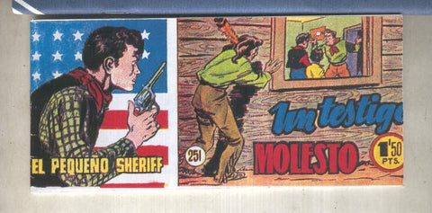 El Pequeño Sheriff facsimil numero 251: Un testigo molesto