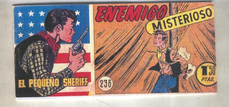 El Pequeño Sheriff facsimil numero 236: Enemigo misterioso