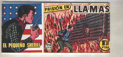 El Pequeño Sheriff facsimil numero 225: Prision en llamas
