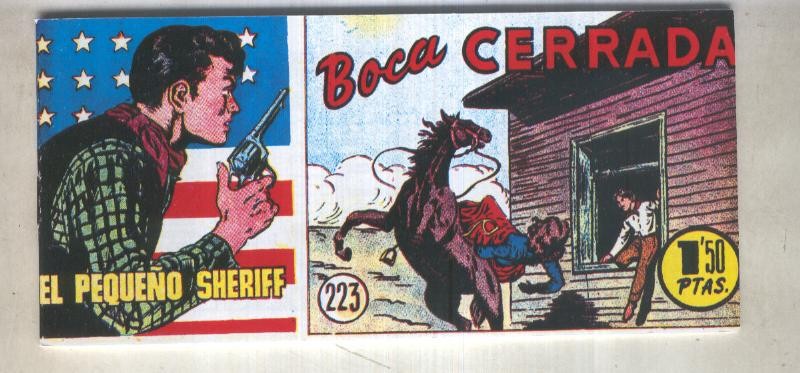El Pequeño Sheriff facsimil numero 223: Boca cerrada