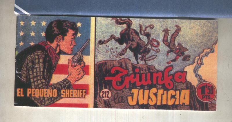 El Pequeño Sheriff facsimil numero 212: Triunfa la justicia