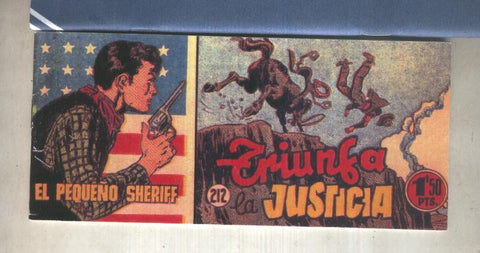 El Pequeño Sheriff facsimil numero 212: Triunfa la justicia