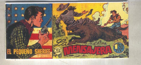 El Pequeño Sheriff facsimil numero 204: La mensajera