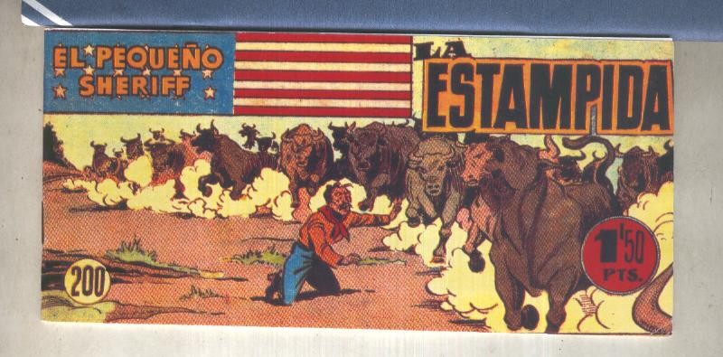El Pequeño Sheriff facsimil numero 200: Estampida