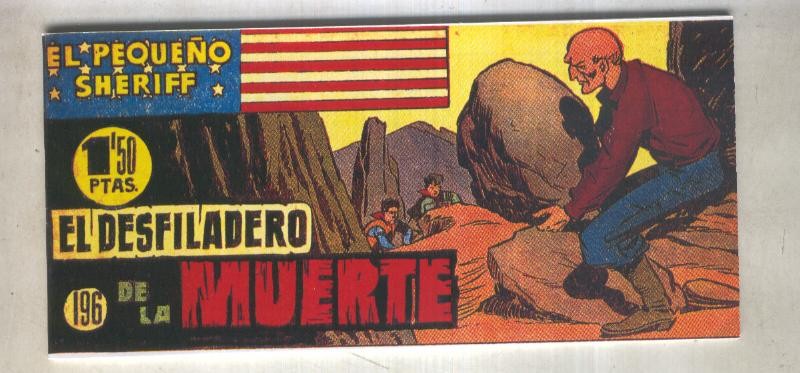 El Pequeño Sheriff facsimil numero 196: El desfiladero de la muerte