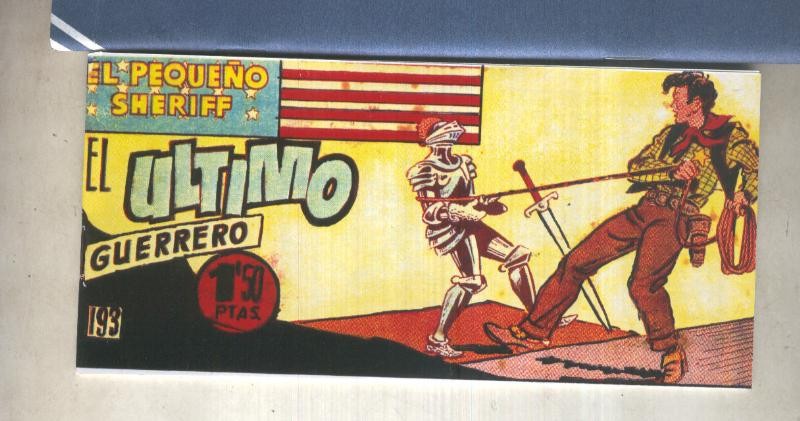 El Pequeño Sheriff facsimil numero 193: El ultimo guerrero