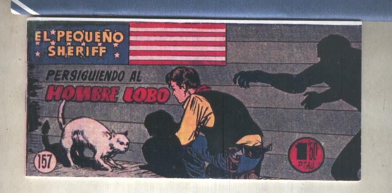 El Pequeño Sheriff facsimil numero 157: Persiguiendo al hombre lobo