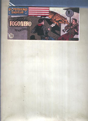 El Pequeño Sheriff facsimil numero 155: Fogonero improvisado