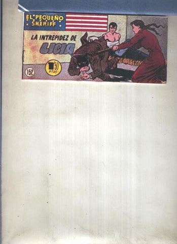 El Pequeño Sheriff facsimil numero 152: La intrepidez de Licia