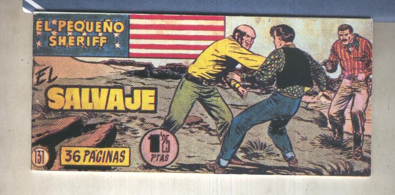 El Pequeño Sheriff facsimil numero 131: El salvaje