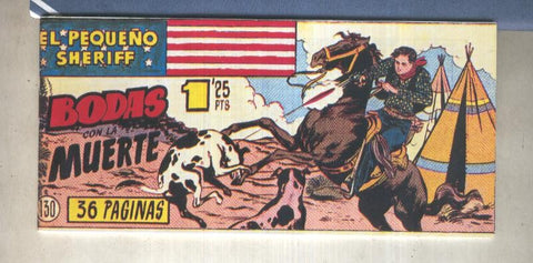 El Pequeño Sheriff facsimil numero 130: Bodas con la muerte