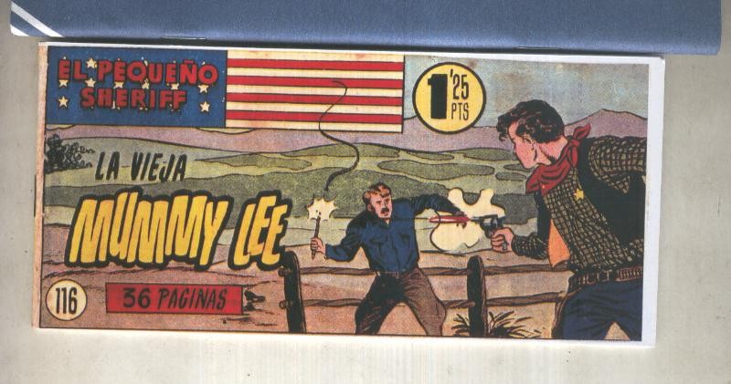 El Pequeño Sheriff facsimil numero 116: La vieja Mummy Lee
