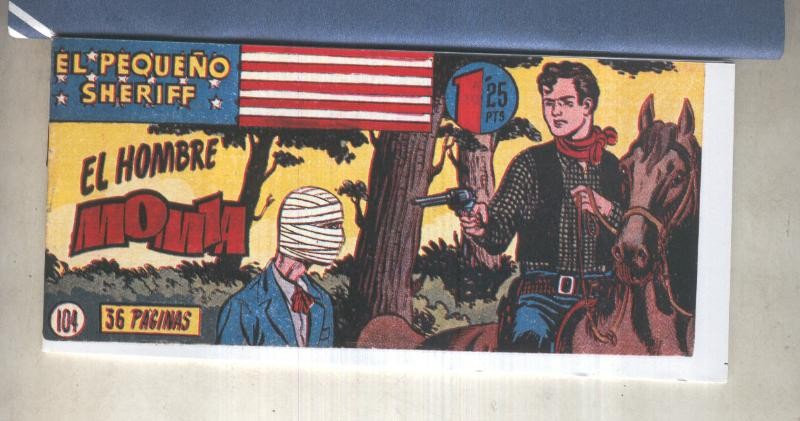El Pequeño Sheriff facsimil numero 104: El hombre momia