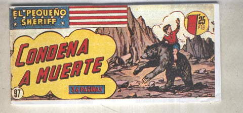 El Pequeño Sheriff facsimil numero 097: Condena a muerte