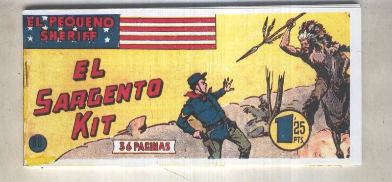 El Pequeño Sheriff facsimil numero 082: El sargento Kit