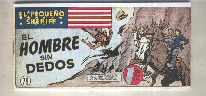 El Pequeño Sheriff facsimil numero 079: El hombre sin dedos