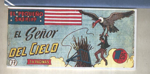 El Pequeño Sheriff facsimil numero 077: El señor del cielo
