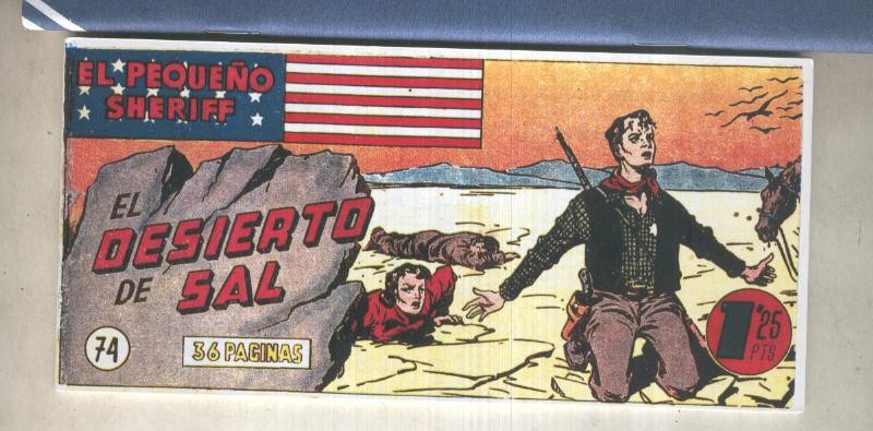 El Pequeño Sheriff facsimil numero 074: El desierto de sal