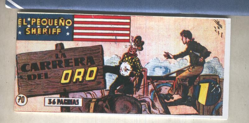 El Pequeño Sheriff facsimil numero 070: La carrera del oro