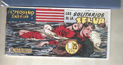 El Pequeño Sheriff facsimil numero 065: Los solitarios de la selva