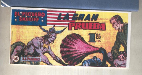 El Pequeño Sheriff facsimil numero 056: la gran prueba