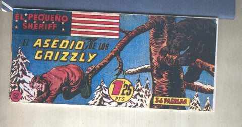 El Pequeño Sheriff facsimil numero 052: El asedio de los Grizzly