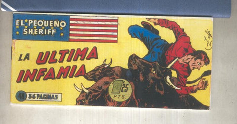 El Pequeño Sheriff facsimil numero 048: La ultima infamia