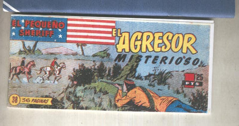 El Pequeño Sheriff facsimil numero 038: El agresor misterioso