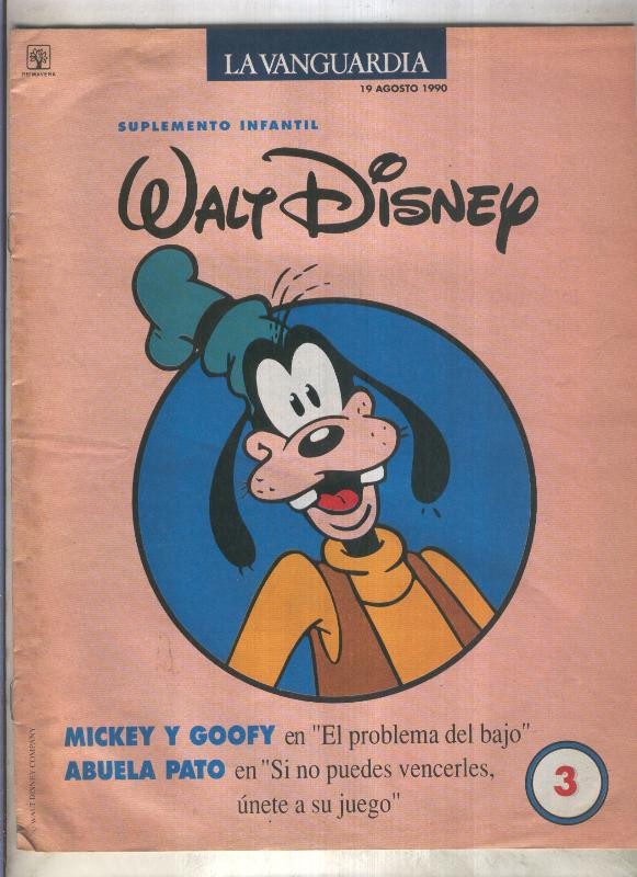 La Vanguardia suplemento infantil Walt Disney numero 3