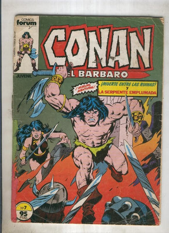 Conan el Barbaro primera edicion numero 007 (numerado 3 en trasera)