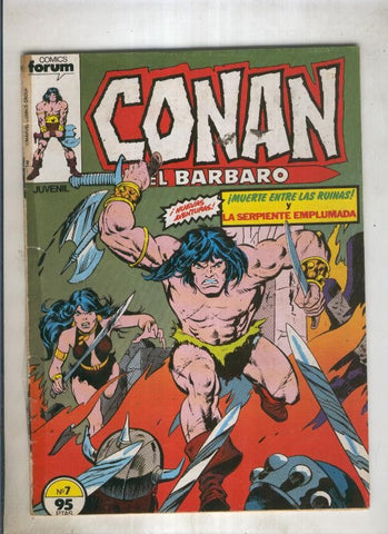 Conan el Barbaro primera edicion numero 007 (numerado 5 en trasera)